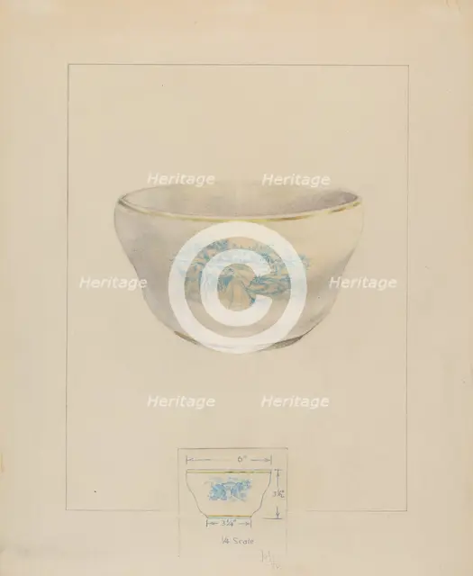 Bowl, 1935/1942. Creator: Joseph Sudek.