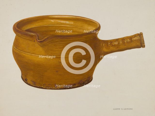 Bowl, 1935/1942. Creator: Lloyd Charles Lemcke.