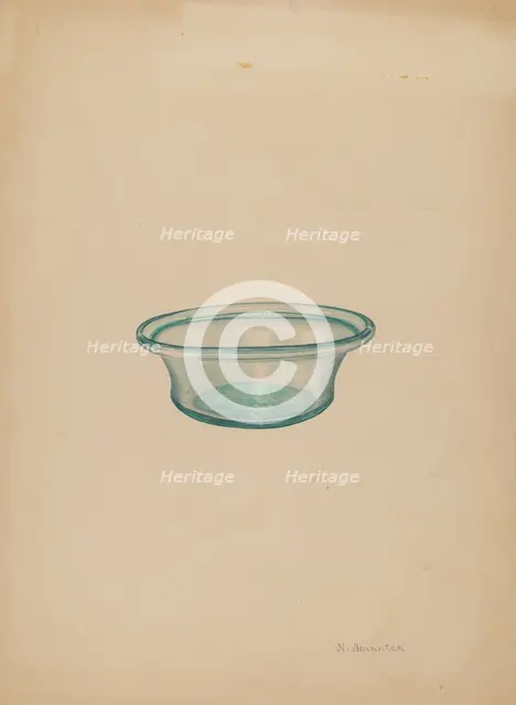 Bowl, 1935/1942. Creator: Nicholas Amantea.