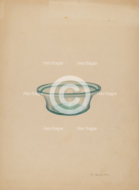 Bowl, 1935/1942. Creator: Nicholas Amantea.