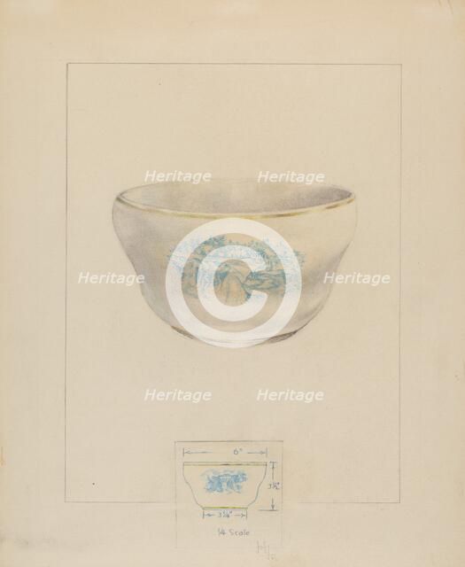 Bowl, 1935/1942. Creator: Joseph Sudek.