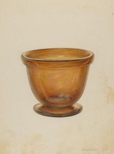 Bowl, 1935/1942. Creator: Van Silvay