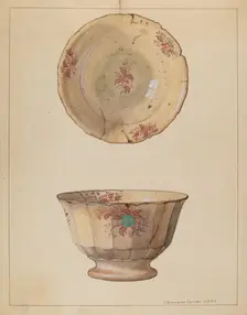 Bowl, 1937. Creator: J. Howard Iams