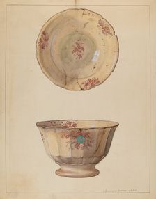Bowl, 1937. Creator: J. Howard Iams