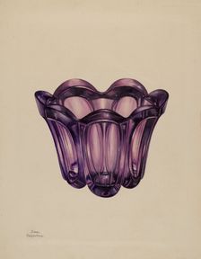 Bowl, 1937. Creator: John Tarantino
