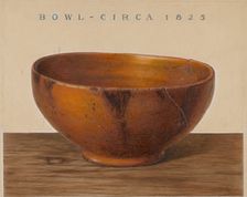 Bowl, 1938. Creator: Philip Smith