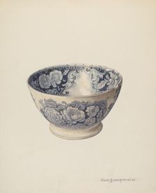 Bowl, 1941. Creator: Carl Buergerniss