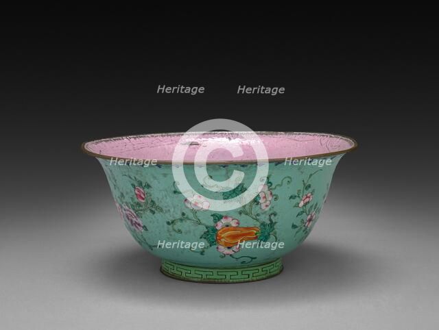 Bowl, 19th Century. Creator: Unknown.