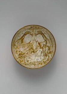 Bowl with Musicians in a Garden, Iran, late 12th-early 13th century. Creator: Unknown