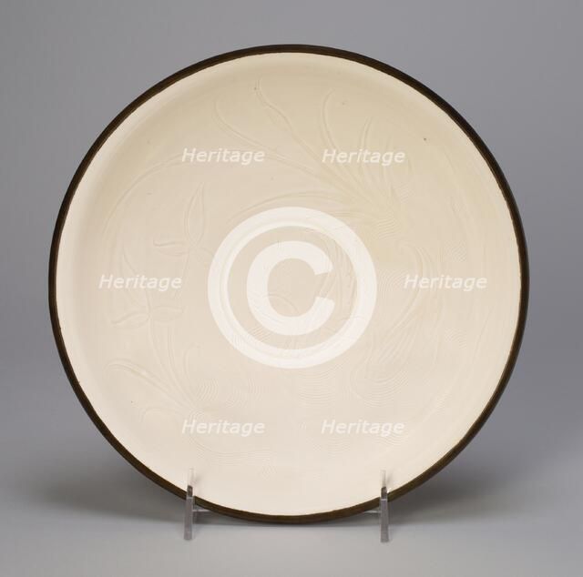 Bowl with Mandarin Ducks among Leaves and Cattails, Northern Song dynasty, (960-1127), 11th cent. Creator: Unknown.