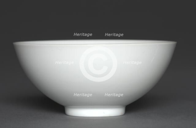 Bowl with Orchids, 1736-1795. Creator: Unknown.