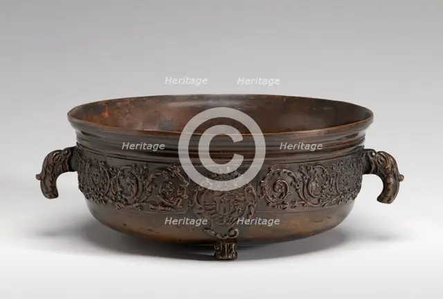 Bowl with a Shield of Arms, 16th or 17th century. Creator: Unknown.