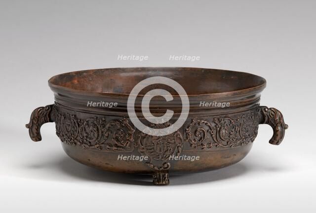 Bowl with a Shield of Arms, 16th or 17th century. Creator: Unknown.