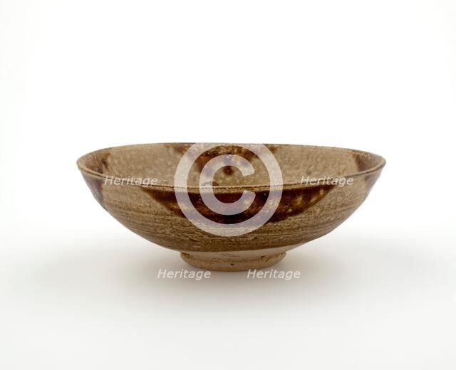Bowl with arc and floral design, 800s. Creator: Unknown.