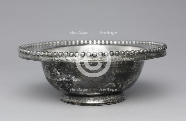Bowl with Beaded Rim, 300-500. Creator: Unknown.
