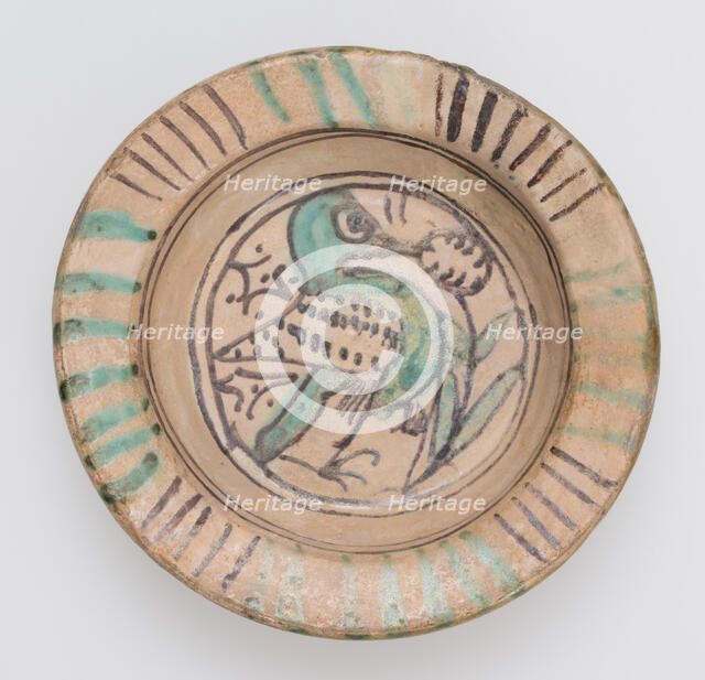 Bowl with Bird, Central Italian, ca. 1300. Creator: Unknown.