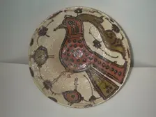 Bowl with Bird and Flowers, Iran, 10th century. Creator: Unknown