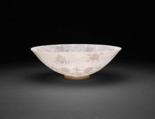 Bowl with Blossoming Vines and the Eight Buddhist..., Qing dynasty, Yongzheng period (1723-1735). Creator: Unknown