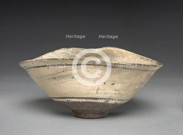 Bowl with Brushing Decorations, 1400s-1500s. Creator: Unknown.