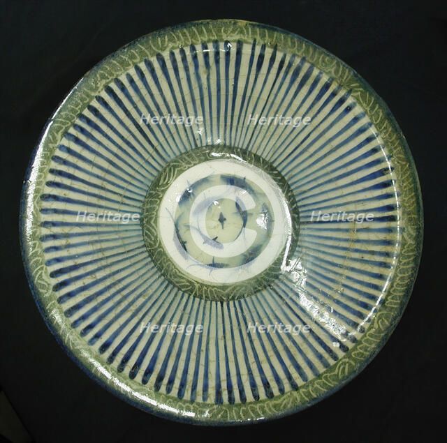 Bowl with Central Fish Motif, Iran, 13th century. Creator: Unknown.