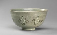Bowl with Chrysanthemum Design, 1200s. Creator: Unknown