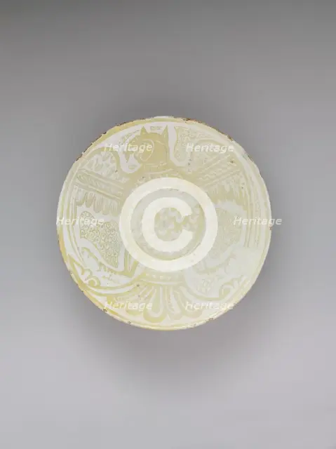 Bowl with Eagle, Egypt, ca. 1000. Creator: Muslim Ibn al-Dahhan.