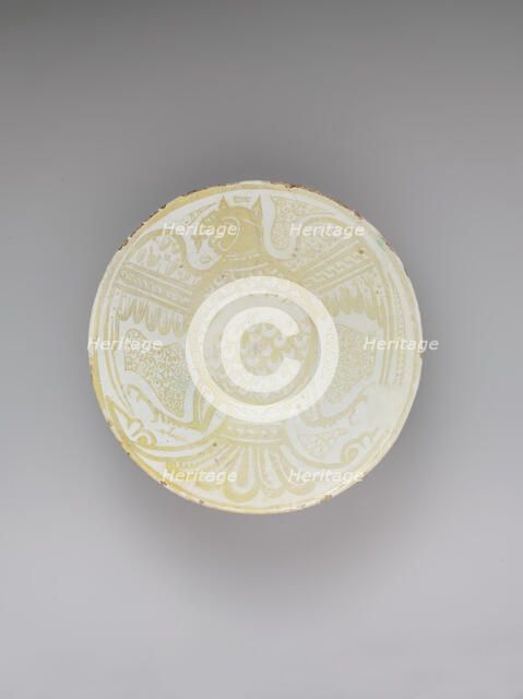 Bowl with Eagle, Egypt, ca. 1000. Creator: Muslim Ibn al-Dahhan.