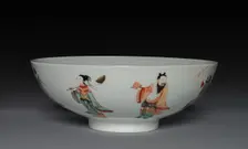 Bowl with Eight Immortals, 1662-1722. Creator: Unknown
