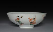 Bowl with Eight Immortals, 1662-1722. Creator: Unknown
