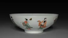 Bowl with Eight Immortals, 1662-1722. Creator: Unknown