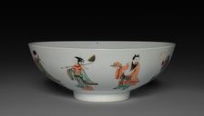 Bowl with Eight Immortals, 1662-1722. Creator: Unknown