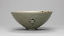 Bowl with Fish and Waves in Relief, 1200s. Creator: Unknown