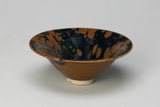 Bowl with Flared Rim and Partridge-feather Mottles, late 11th/12th cent. Creator: Unknown