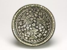 Bowl with Flying Birds, 1280-1400. Creator: Unknown