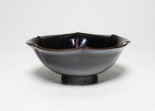Bowl with Foliate Rim and White Ribs, Song dynasty (960-1279). Creator: Unknown