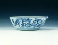 Bowl with foliated dragon decoration, Ming dynasty, Jingtai period, China, 1450-1457. Creator: Unknown