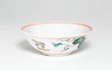 Bowl with Foxes and Grapes, Ming dynasty (1368-1644), Jiajing reign mark and period (1522-1566). Creator: Unknown