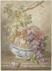 Bowl with fruit, 1746-1769. Creator: Jacob Xavery