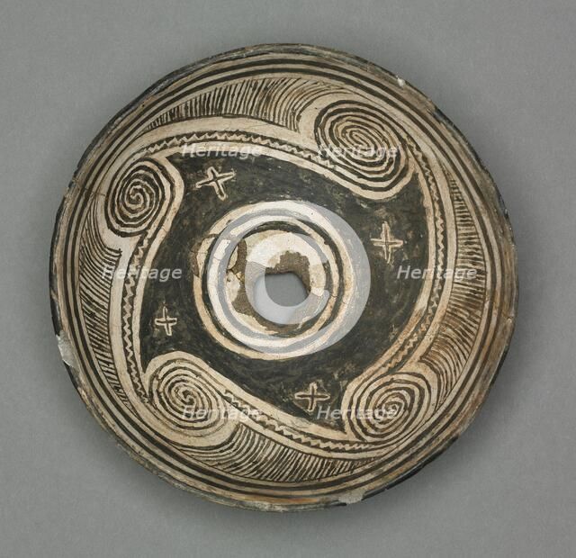 Bowl with Geometric Design (Four- part Scroll), 1000- 1150. Creator: Unknown.