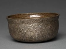 Bowl with Geometric Designs, 1450-1500. Creator: Unknown
