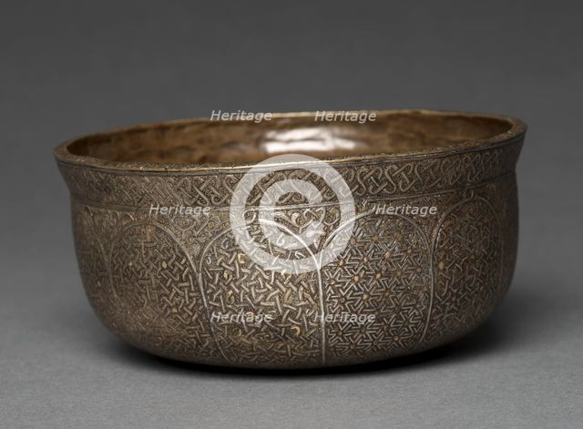 Bowl with Geometric Designs, 1450-1500. Creator: Unknown.