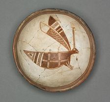 Bowl with Grasshopper, c 1000-1150. Creator: Unknown