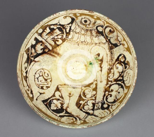 Bowl with Griffin, 1100s. Creator: Unknown.