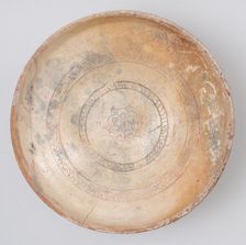 Bowl with incised decoration, Byzantine, 10th-13th century. Creator: Unknown