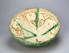 Bowl with Lioness, 12th/13th century. Creator: Unknown
