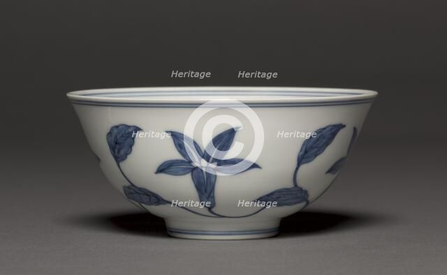 Bowl with Lily Scrolls, 1465-1487. Creator: Unknown.