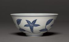 Bowl with Lily Scrolls, 1465-1487. Creator: Unknown