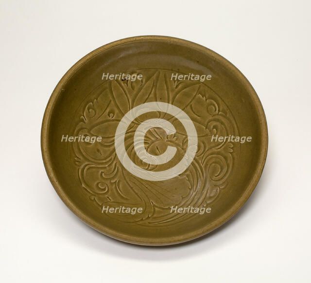 Bowl with Lotus Design, Jin dynasty (1115-1234), 12th/13th century. Creator: Unknown.