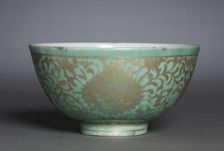 Bowl with Lotus Scrolls, 16th Century. Creator: Unknown