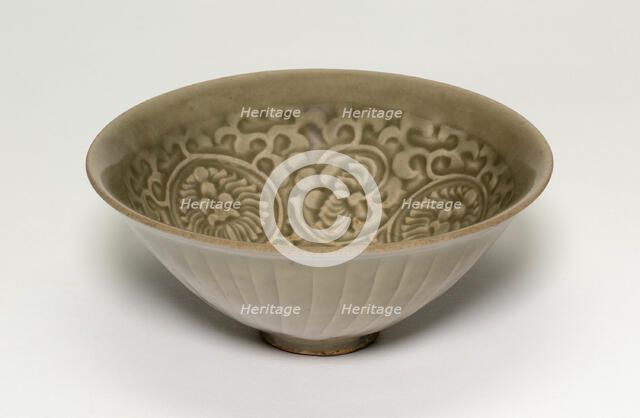 Bowl with Peonies, Song dynasty (960-1279). Creator: Unknown.